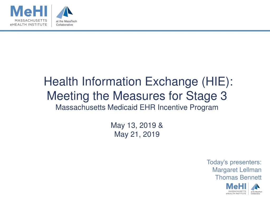 health information exchange hie meeting