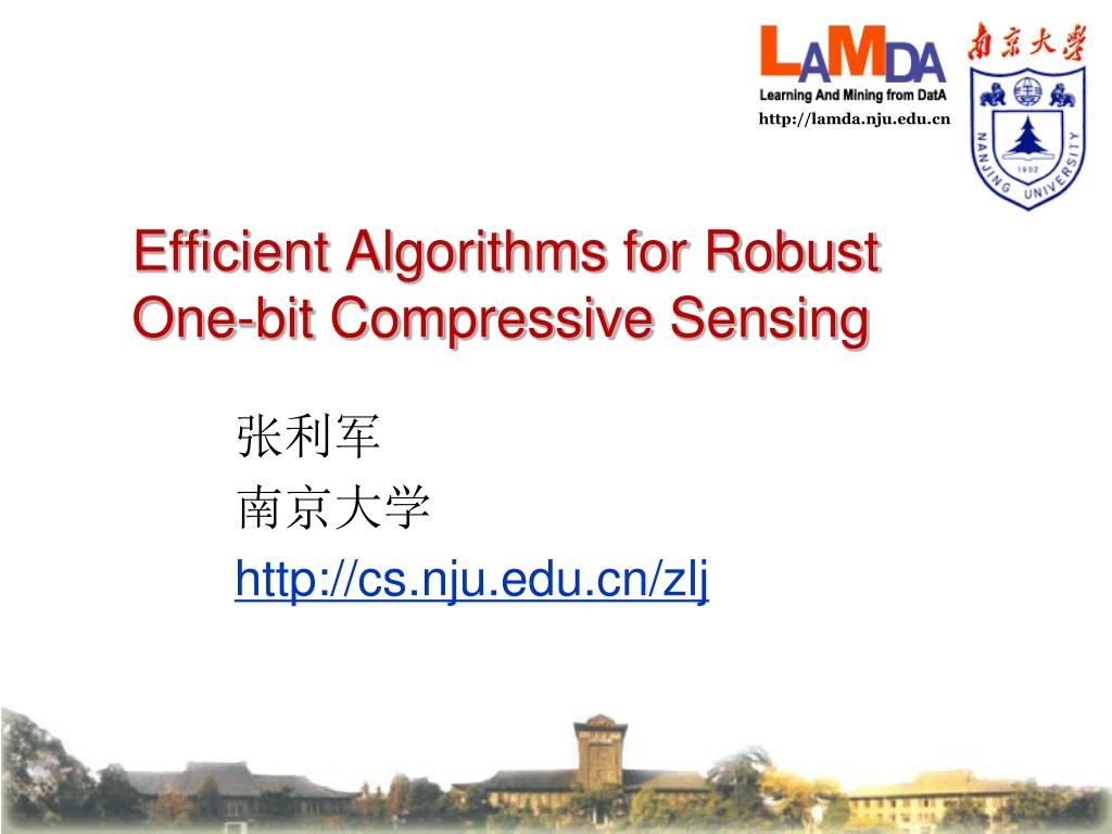 efficient algorithms for robust one bit compressive sensing