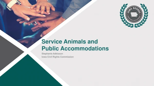 Service Animals and Public Accommodations