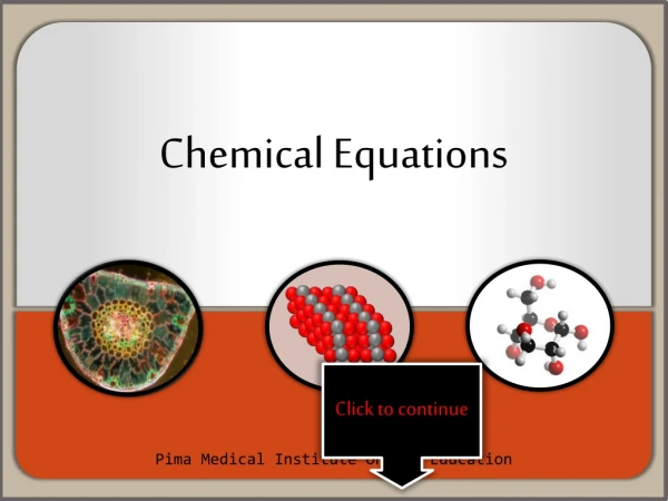 Chemical Equations