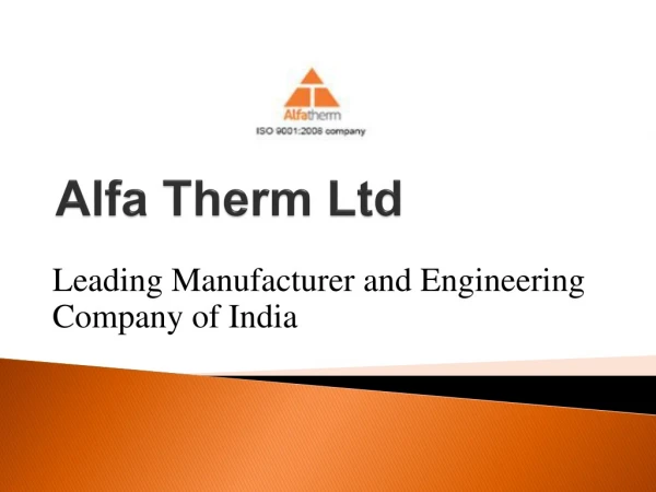 Industrial Waste Incinerator Manufacturer in India - Alfa Therm Ltd