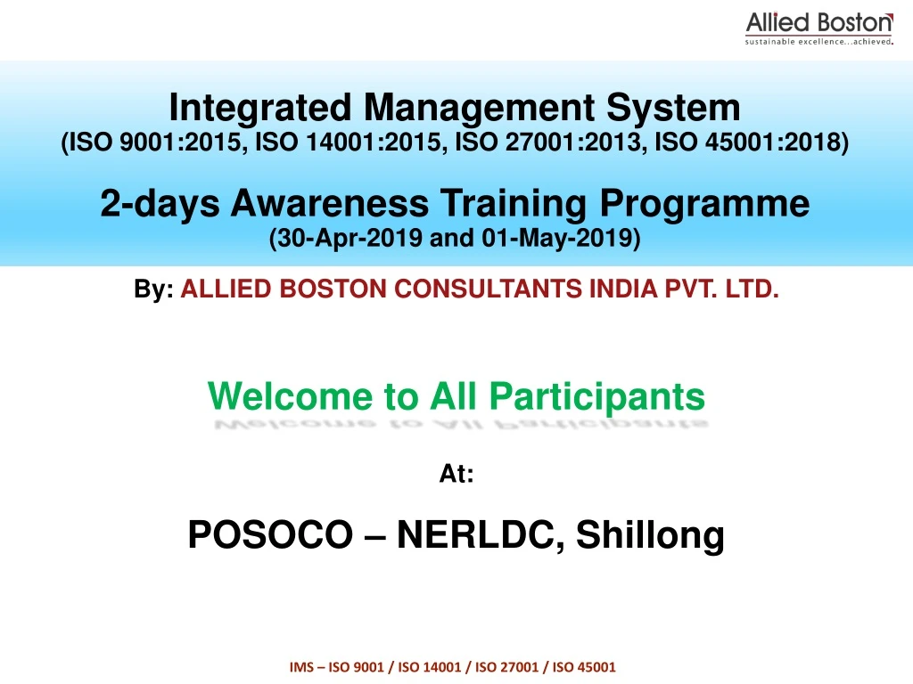 integrated management system iso 9001 2015