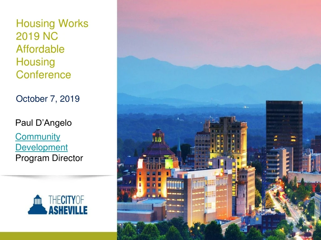housing works 2019 nc affordable housing