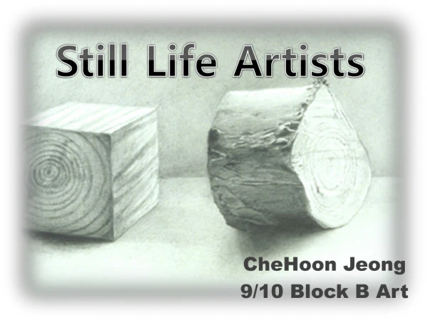 CheHoon Jeong 9/10 Block B Art