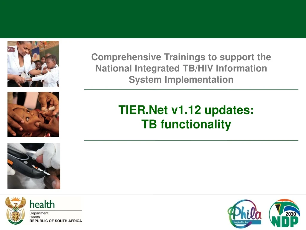 comprehensive trainings to support the national