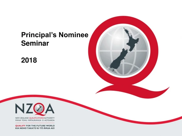 Principal’s Nominee Seminar 2018
