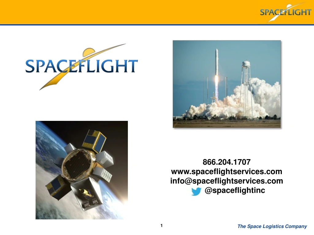 866 204 1707 www spaceflightservices