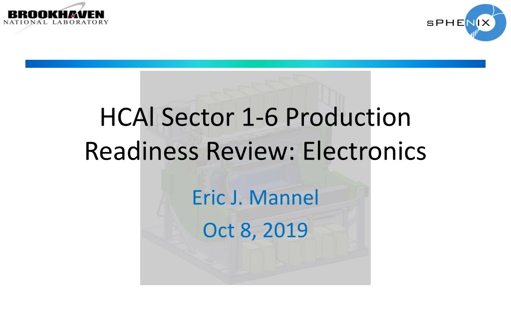 hcal sector 1 6 production readiness review electronics