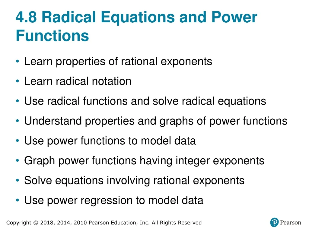 4 8 radical equations and power functions