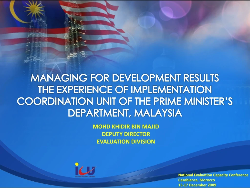 managing for development results the experience
