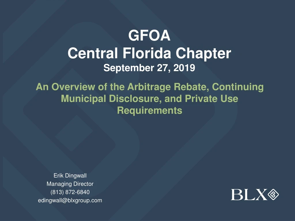 gfoa central florida chapter september 27 2019