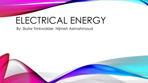 Electrical energy