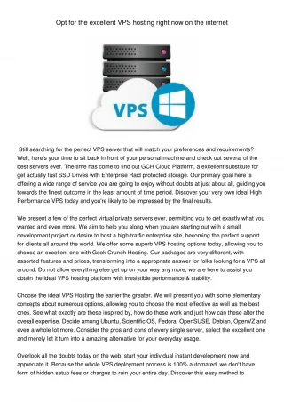 VPS Hosting - slide 1