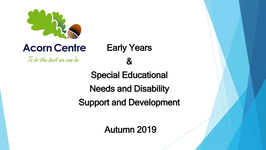 early years special educational needs