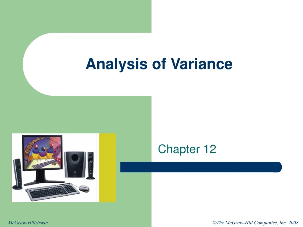 analysis of variance