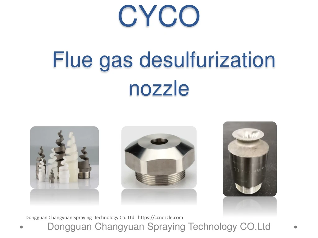 cyco flue gas desulfurization nozzle