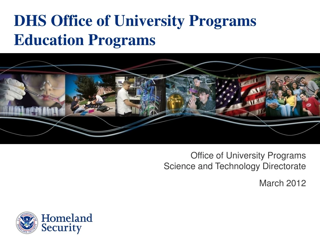 dhs office of university programs education programs