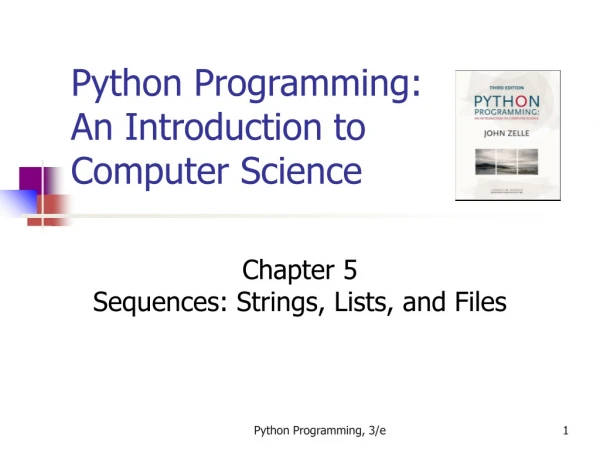 Python Programming, 3/e