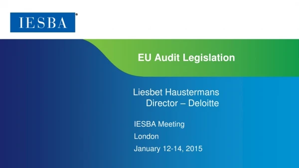EU Audit Legislation