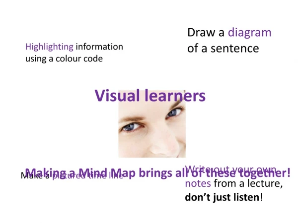 Visual learners