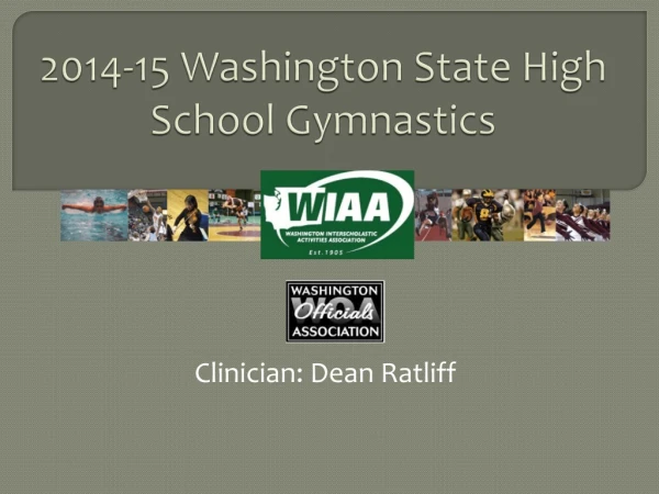 2014-15 Washington State High School Gymnastics