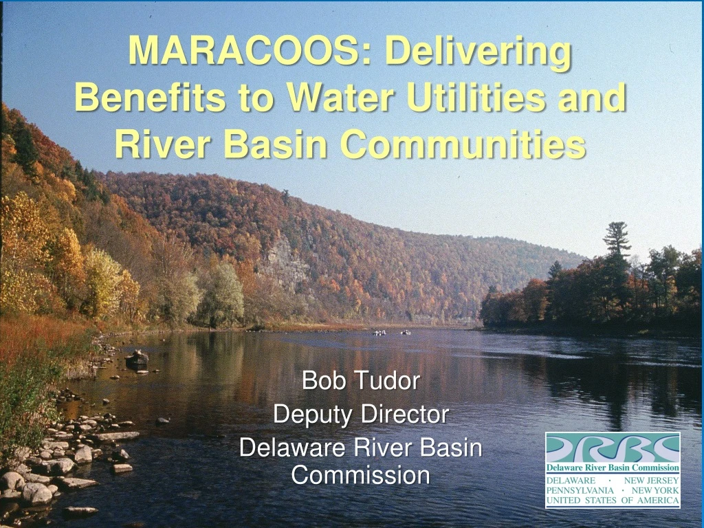 maracoos delivering benefits to water utilities and river basin communities