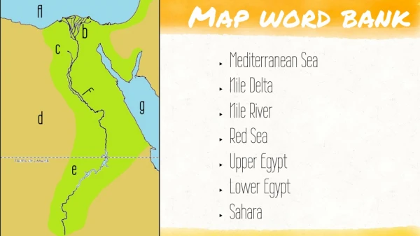 Map word bank