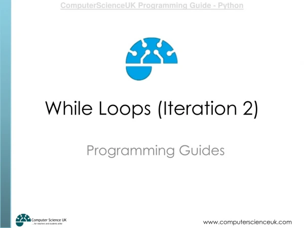 While Loops (Iteration 2)