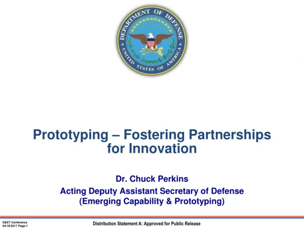 Prototyping – Fostering Partnerships for Innovation