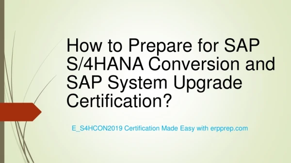 SAP S4HCON E_S4HCON2019: Certification Questions Answers and Study Guide