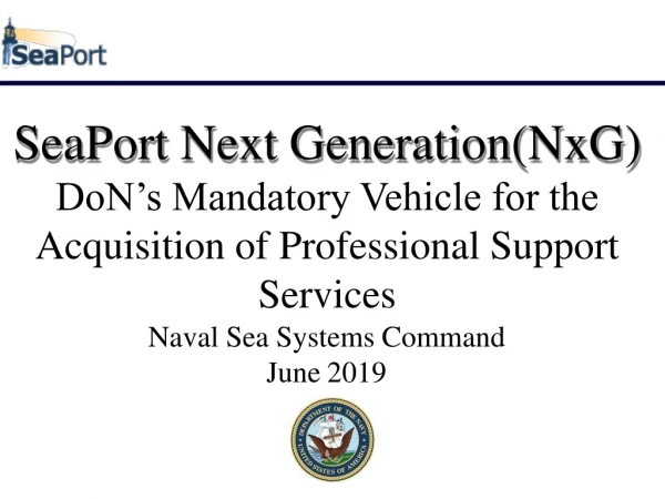 Naval Sea Systems Command June 2019