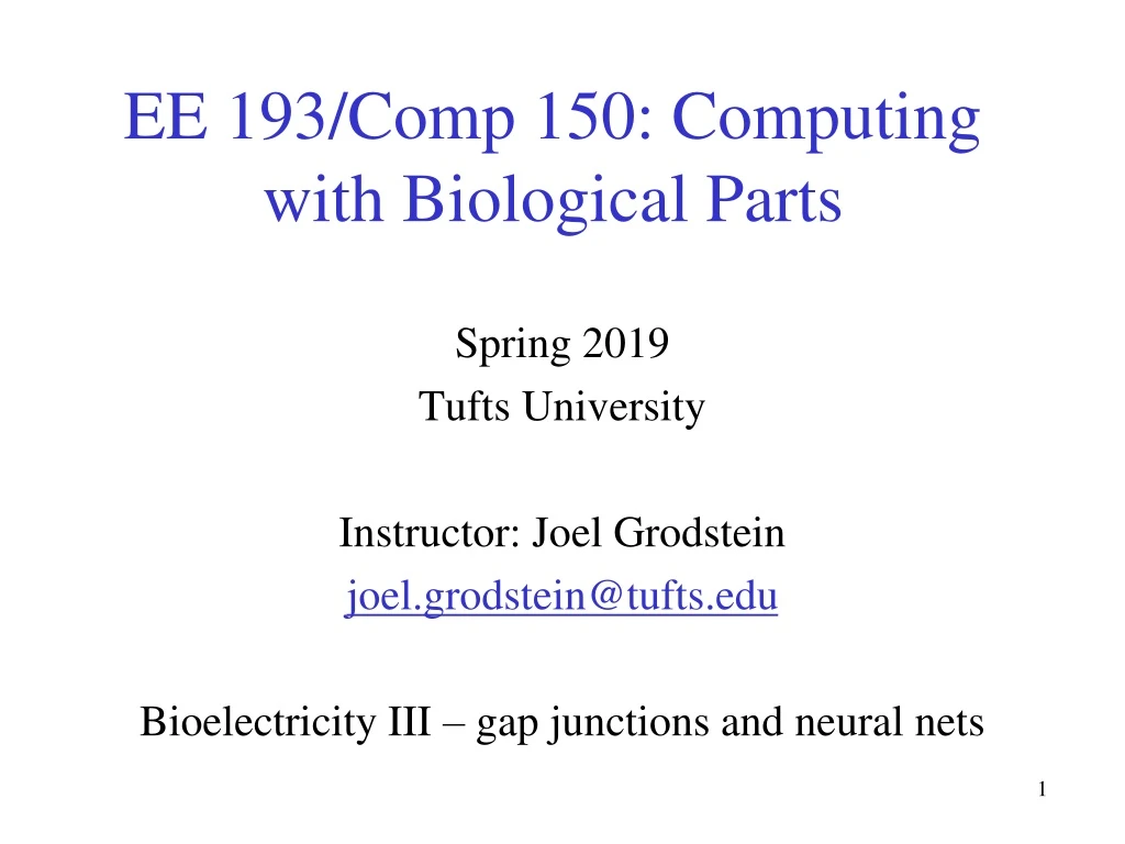 ee 193 comp 150 computing with biological parts