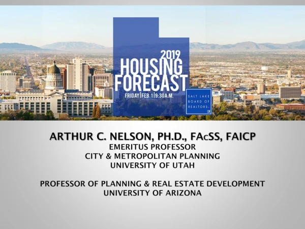 Not a Short Term Housing Forecast But a Long Term View With Challenges that Must be Met Soon