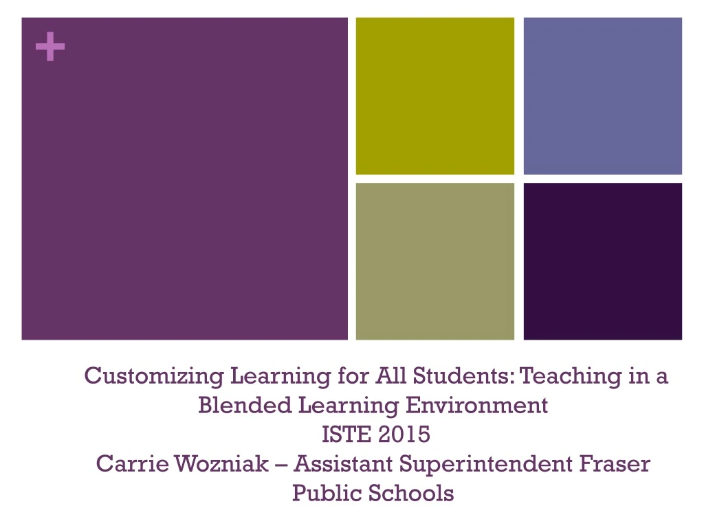 customizing learning for all students teaching