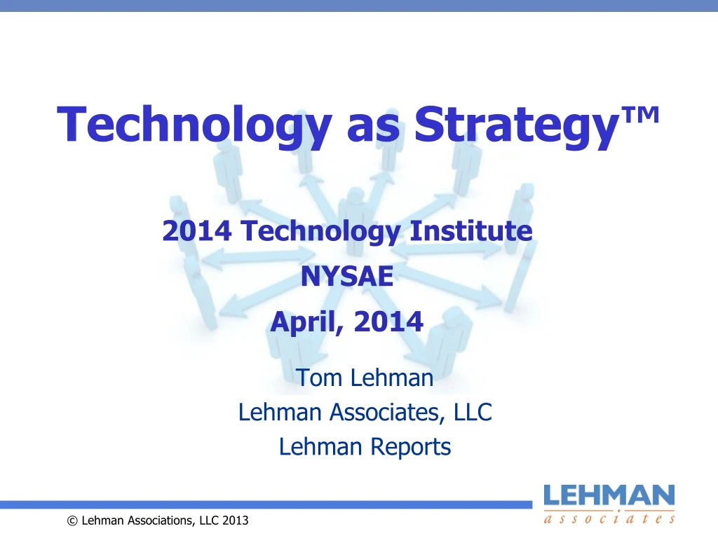 technology as strategy