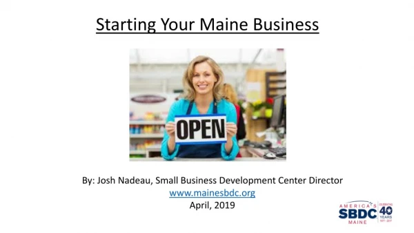 Starting Your Maine Business