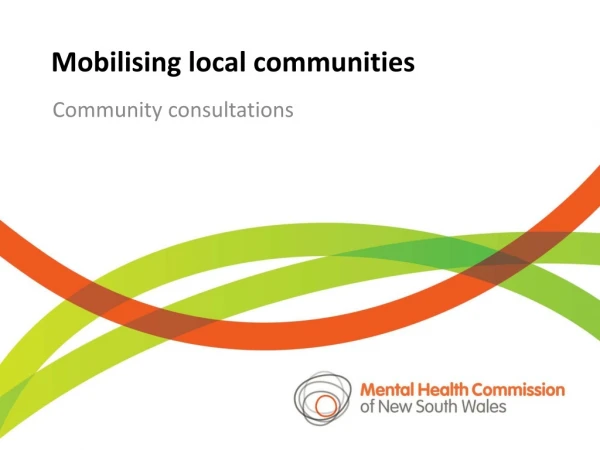 Mobilising local communities
