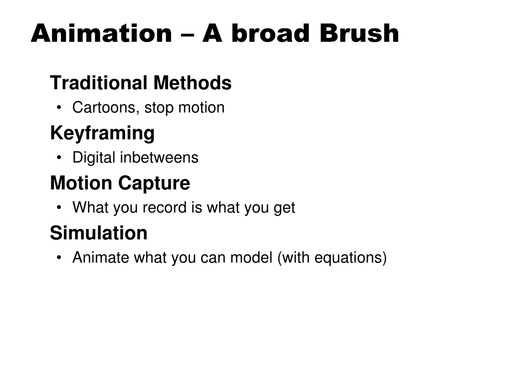 animation a broad brush