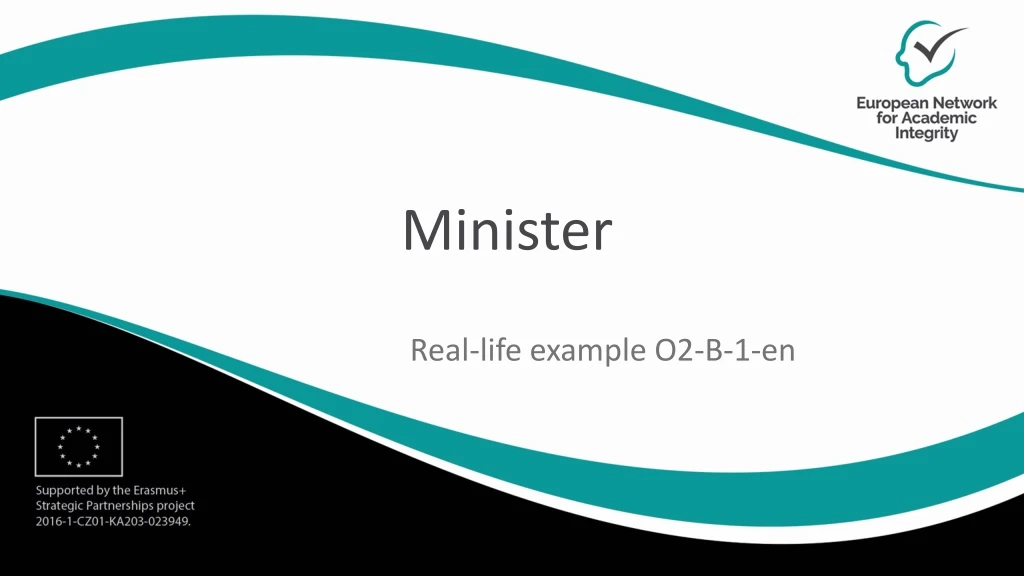 minister