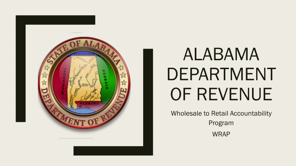 PPT Alabama Department of revenue PowerPoint Presentation, free