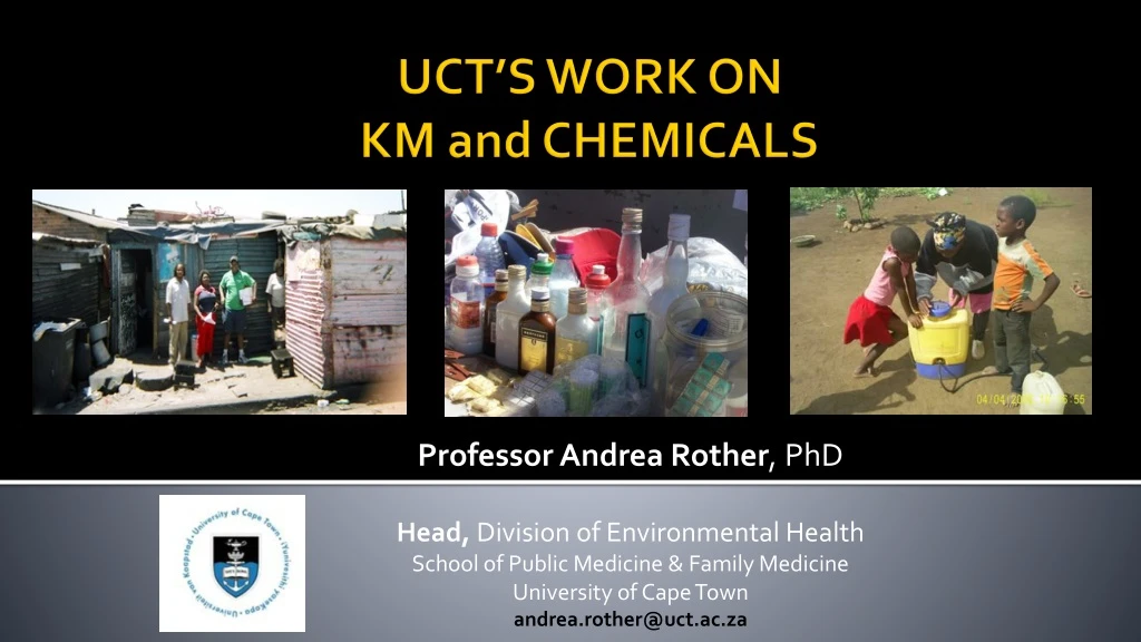 uct s work on km and chemicals