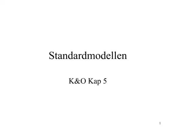 Standardmodellen
