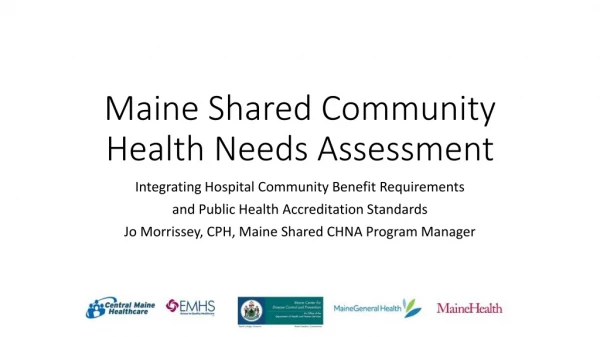 Maine Shared Community Health Needs Assessment