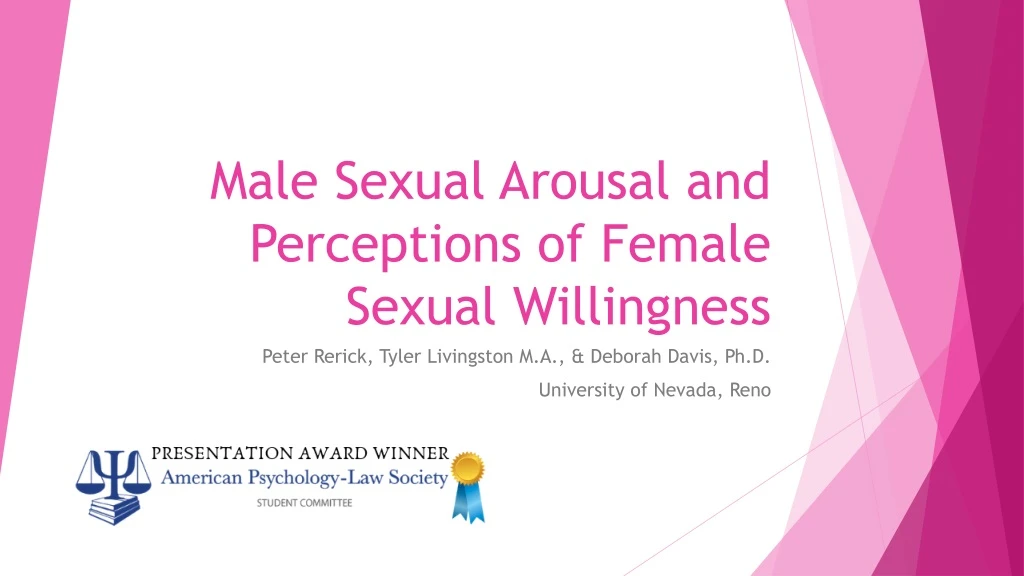male sexual arousal and perceptions of female sexual willingness