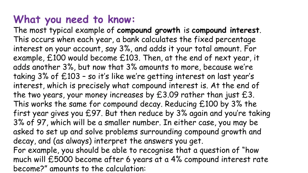 what you need to know the most typical example