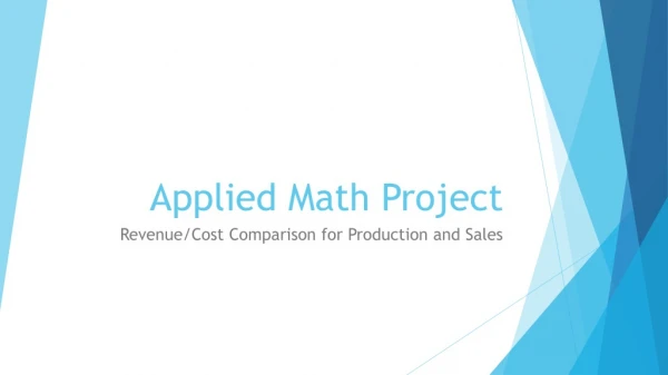 Applied Math Project