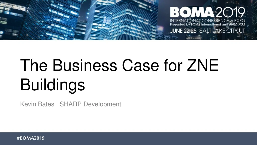 the business case for zne buildings