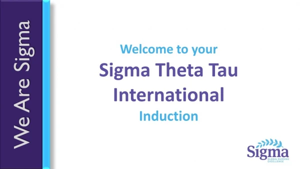 Welcome to your Sigma Theta Tau International Induction