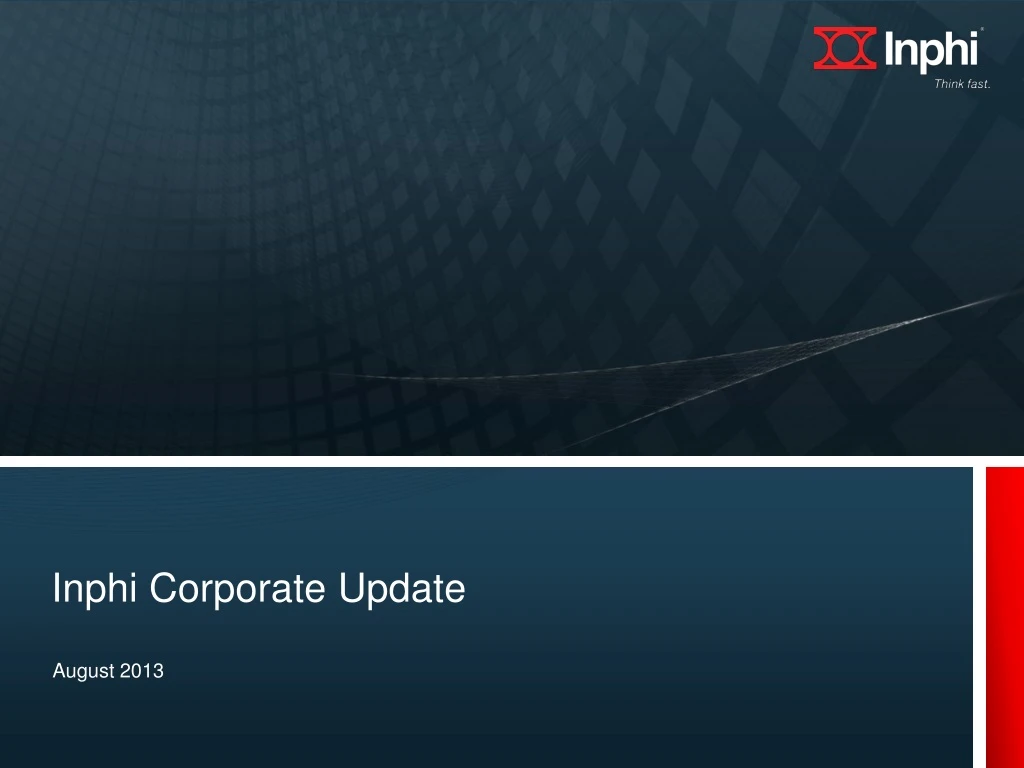 inphi corporate update
