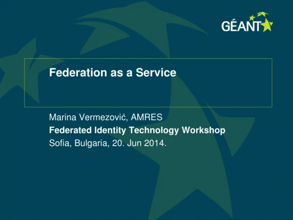 Federation as a Service